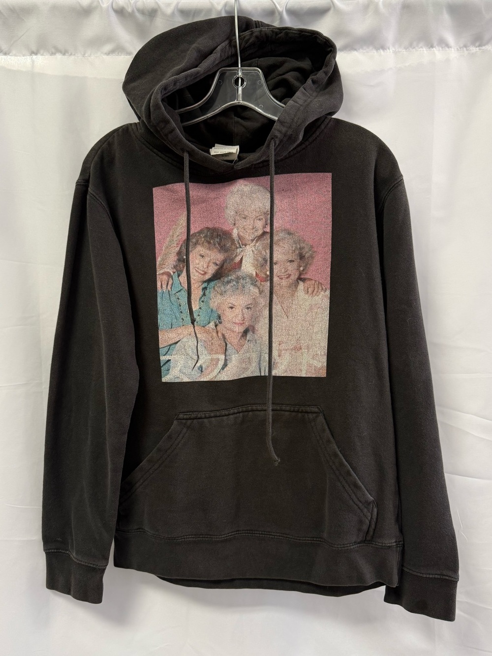 Vintage Golden Girls Hoodie Sweatshirt Hooded Black Size Small